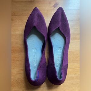 Rothy’s The Point II Flats - Maroon women’s size 11